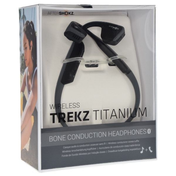 AfterShokz Trekz Titanium Wireless Bluetooth Bone Conduction Headphones