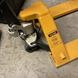 Uline Pallet Jack Truck With Hand Brake, 48 x 27", 5500 Lbs