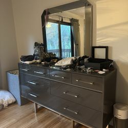 City Furniture - Cortina Dresser & Mirror