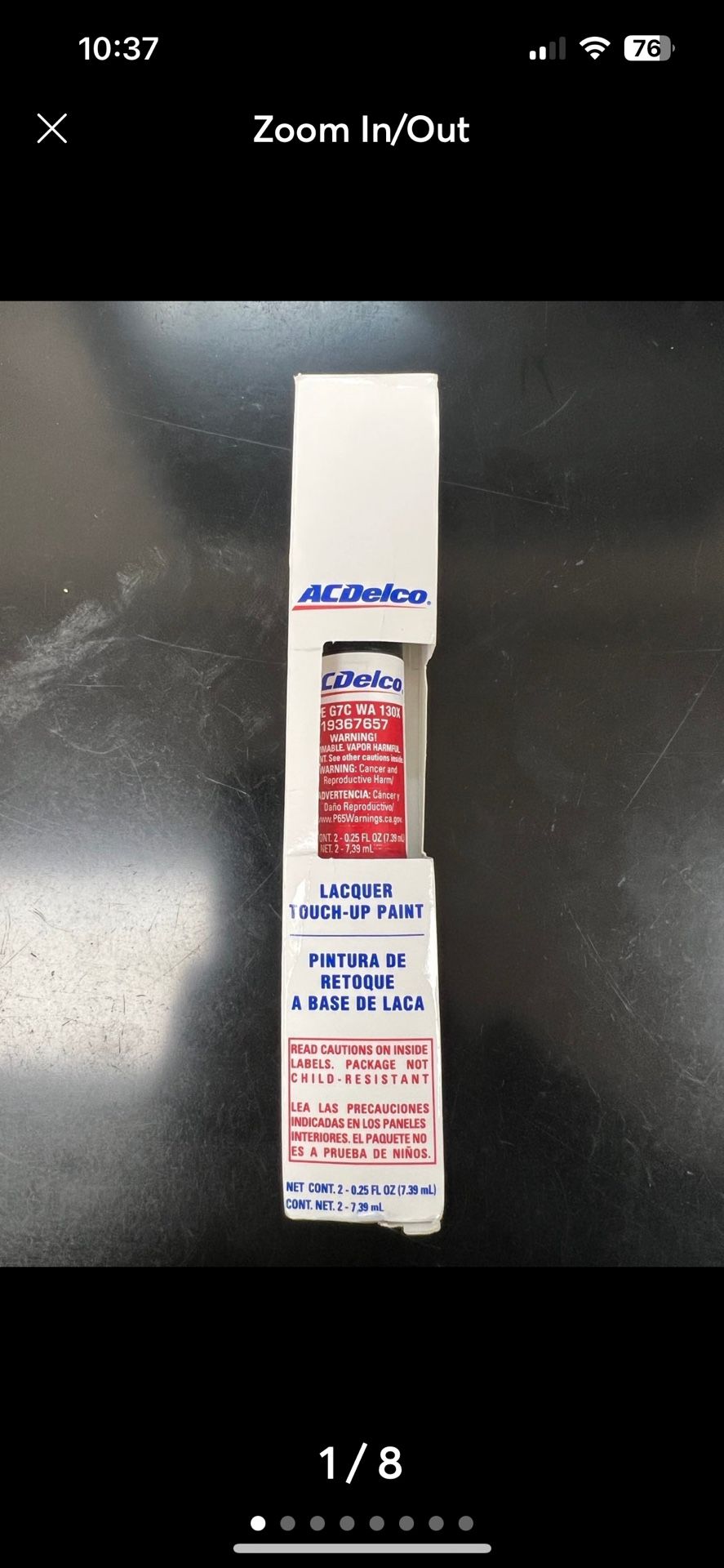 AC DELCO GM TOUCH UP PAINT