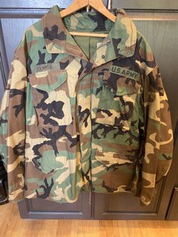 Military Camouflage Fatigue Jacket