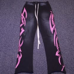 Golden Denim Flared Purple Denim