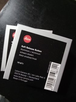 Leica Aluminum Soft Release Button