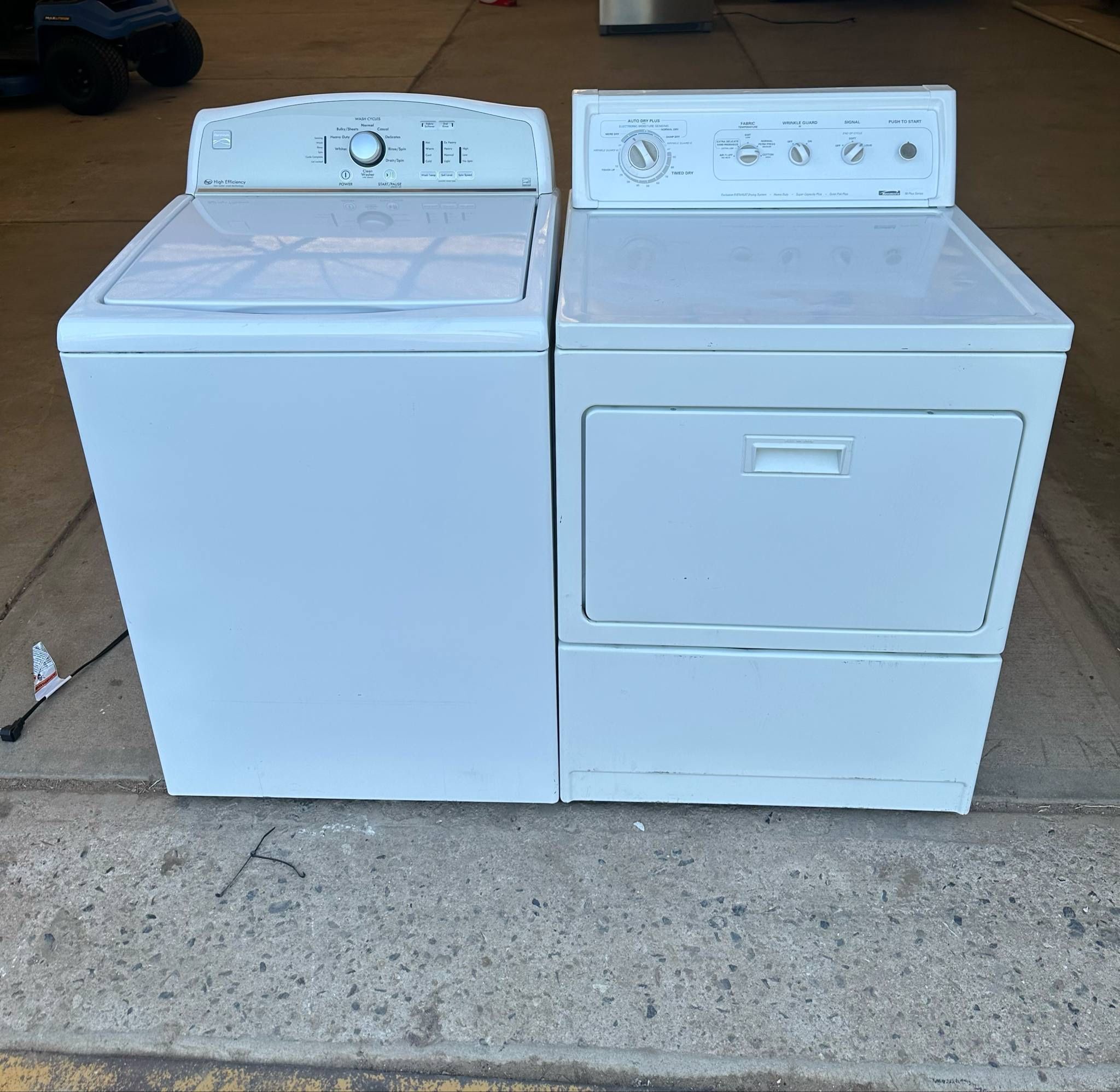 Kenmore Washer And Gas Dryer