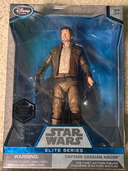 NEW Star Wars Elite Series Captain Cassian Andor Die Cast action figure