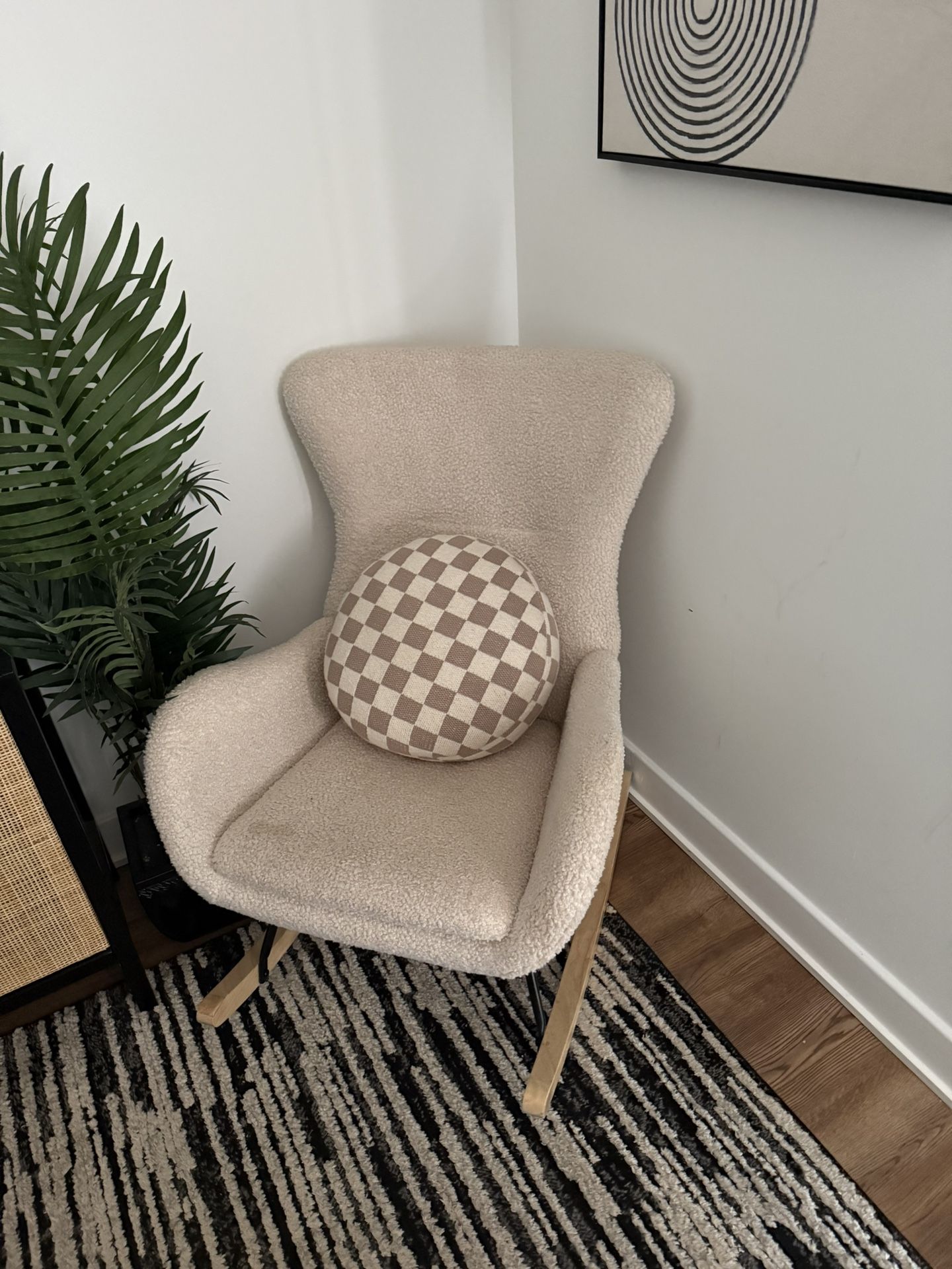 Boucle Rocking Chair
