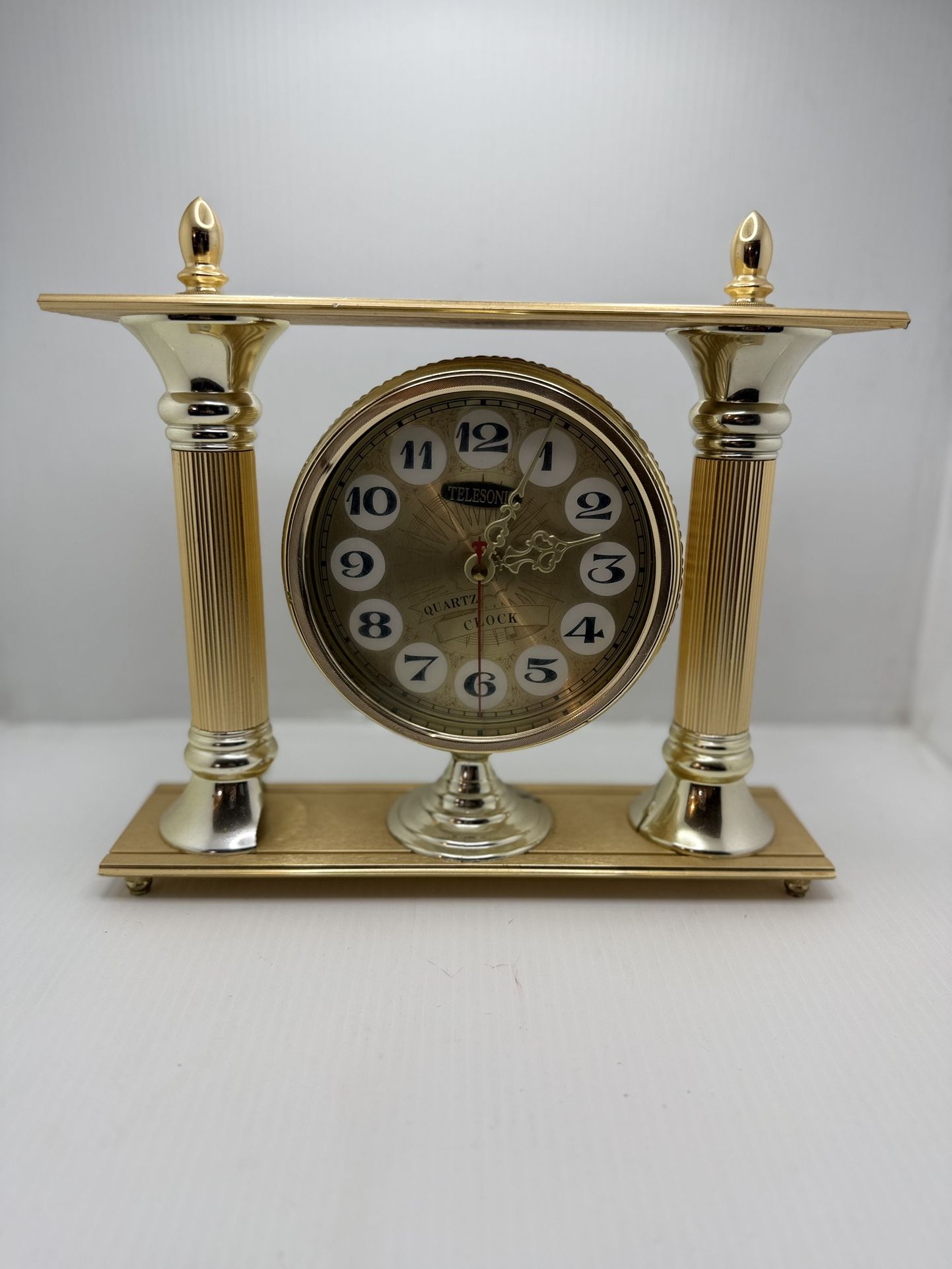 Rare Antique Telesonic Desk Clock Good Tone 