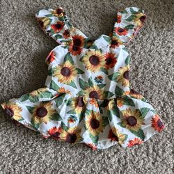 Baby Girl Sunflower Dress