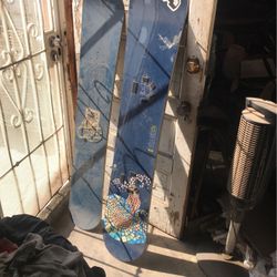 Snowboard And Skis