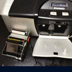 Affordable Fargo DTC400e ID Card Printer - Works!