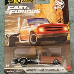 Hot Wheels Premium 67 Chevy Custom FnF