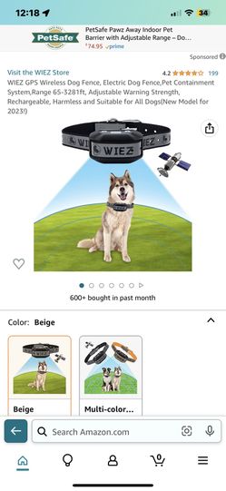 New GPS Electronic Fence Dog Collar