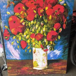 Vase With Poppies (Van Gogh)