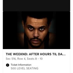The Weeknd Tickets 