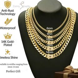 14k stamp Gold cuban link chain