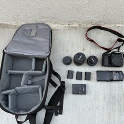Canon 90D DSLR FULL KIT - 18-135mm, 50mm, Flash + Accessories