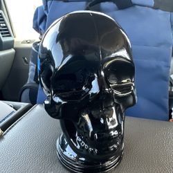 Glass 3x5” Custom Harley Davidson Skull