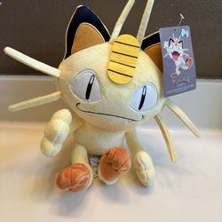 New Meowth Pokemon Plush