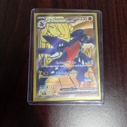 Pokemon cynthia's Garchomp ex 215/182 Paradox Rift