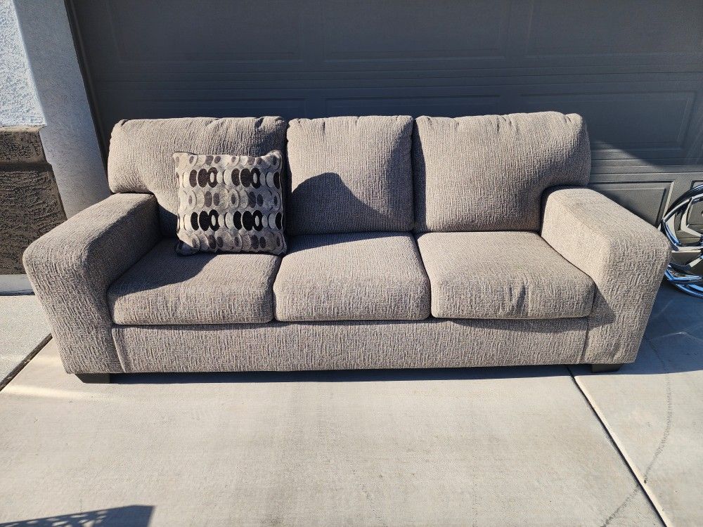 Beige/light Gray Couch