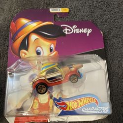 Hot Wheels Character Cars Disney Pinocchio Toy Car Series 2 New Sealed 