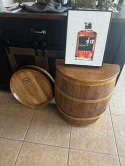 Whiskey/Wine Barrel Bar Home Decor