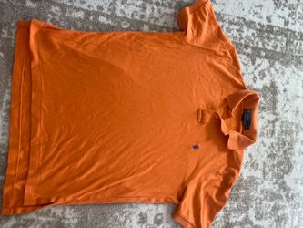 Polo Ralph Lauren Classic Fit Orange Polo Shirt Size S