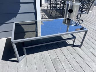 Glass Coffee Table Two-tiered