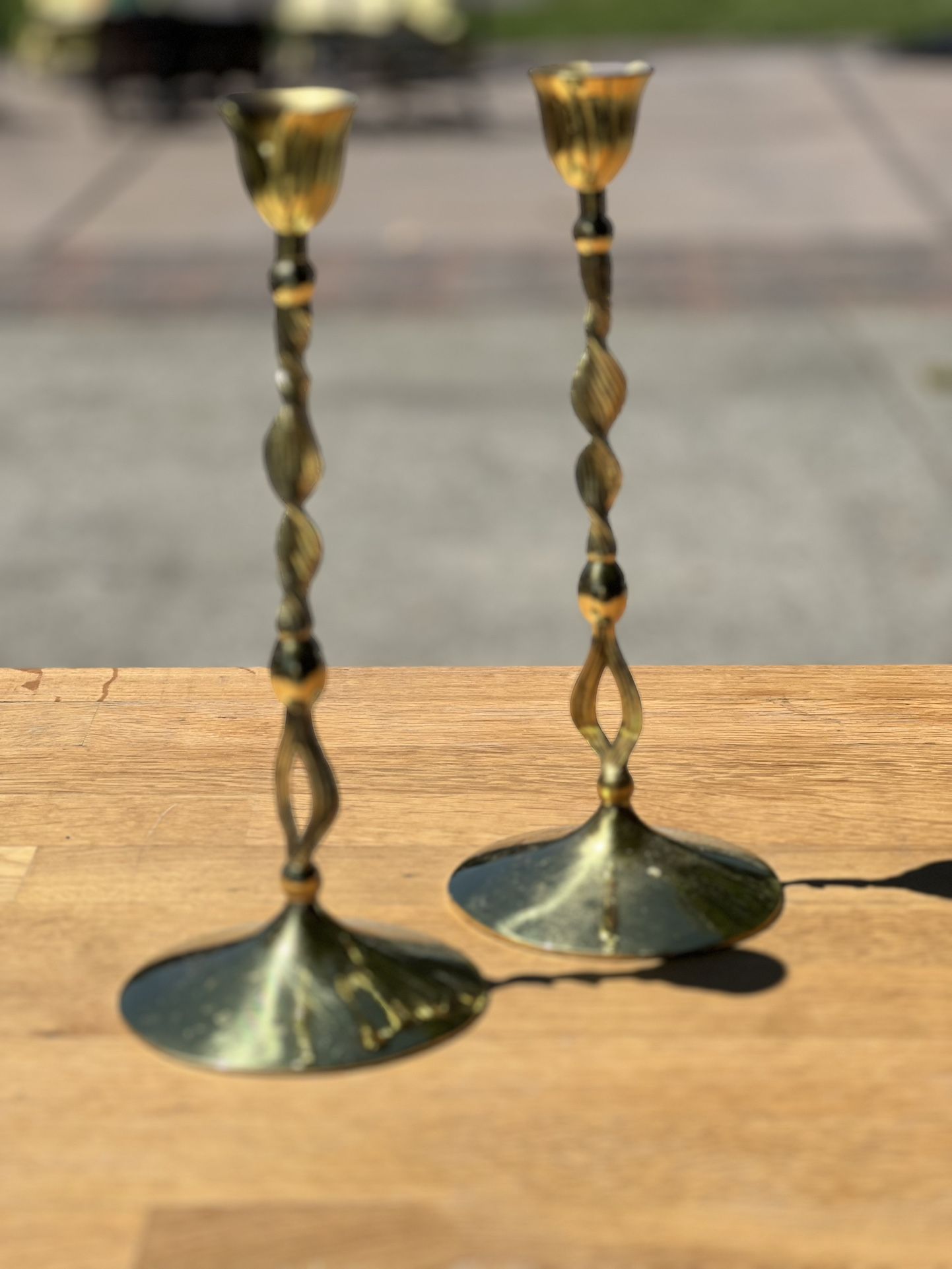 Brass Taper Candle Holders Anthropologie