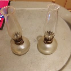 Vintage Oil Lamps 