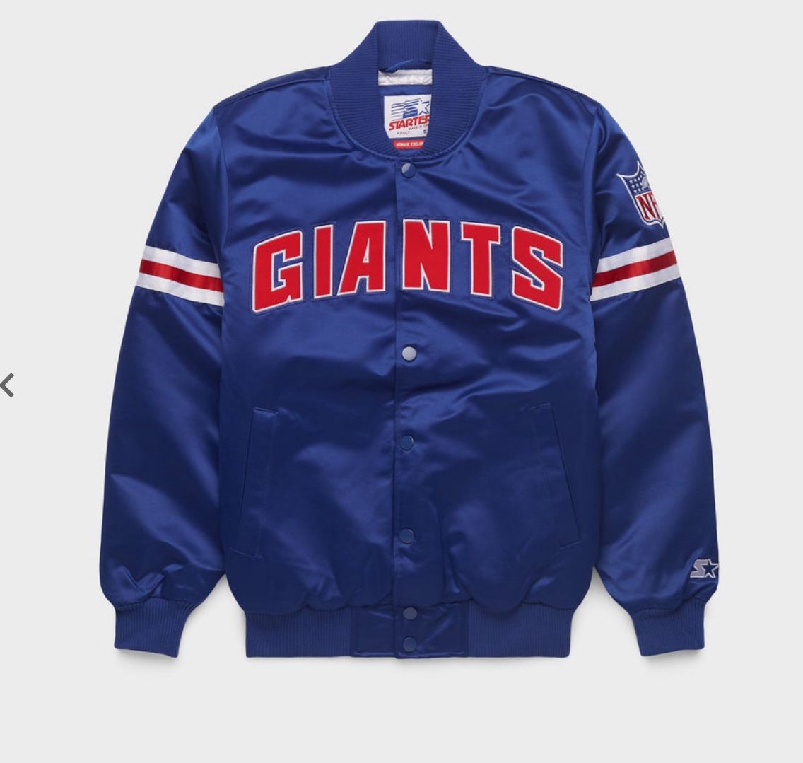 Vintage Starter Giants Heavyweight Satin Jacket