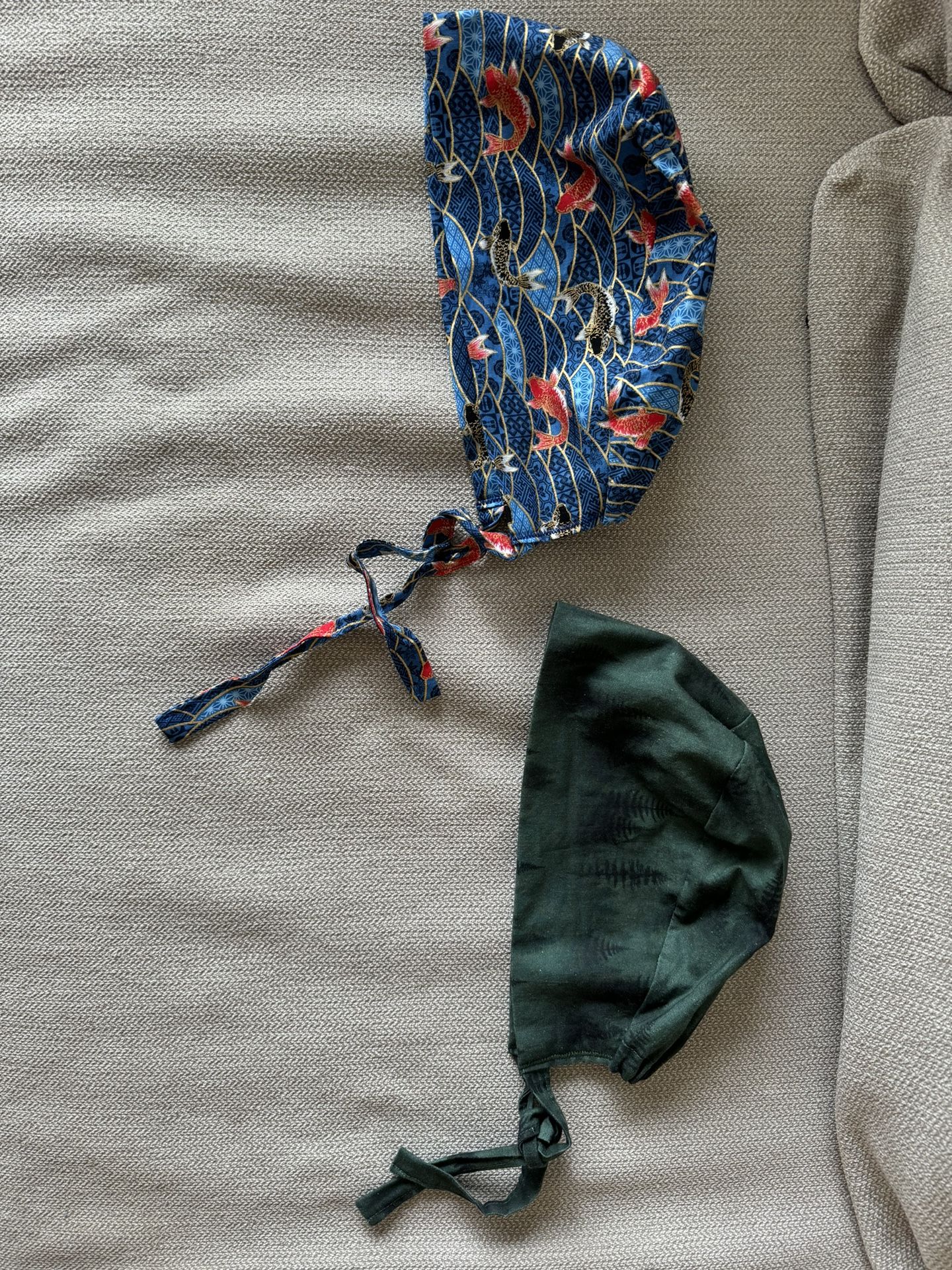 2 New, Custom Scrub Caps 