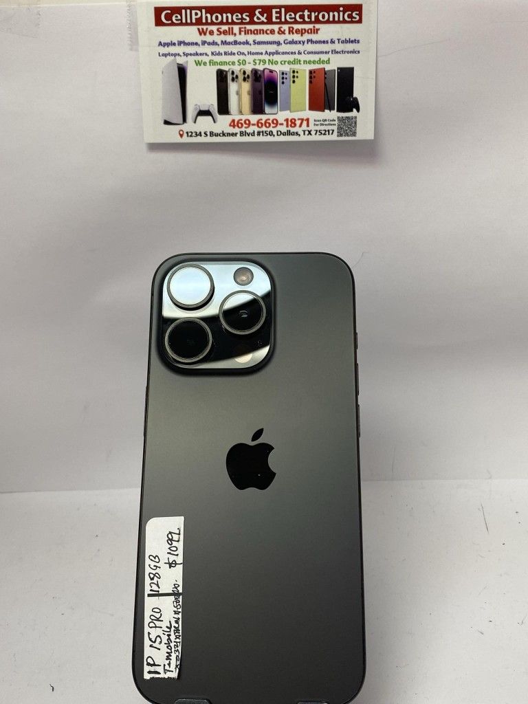 IPhone 15 Pro 128GB T MOBILE METRO On Payments With Just $50 Down