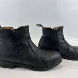 Xena Omega Boots Women's Size 9 W Steel Toe Work Black Leather