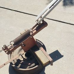Clay pigeon slinger old school still works fine $50 or best reasonable offer