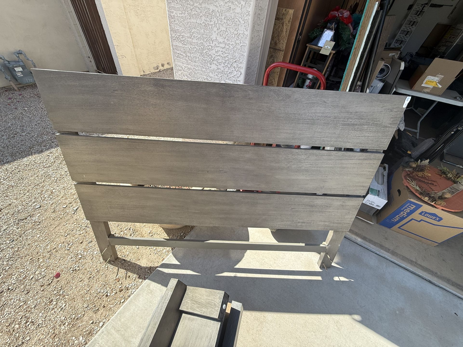 Grey Queen Bed Frame