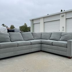 Ethan Allen Sectional Sleeper Couch 