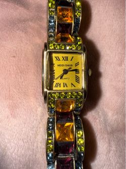 Heidi Daus Crystal Statement Watch