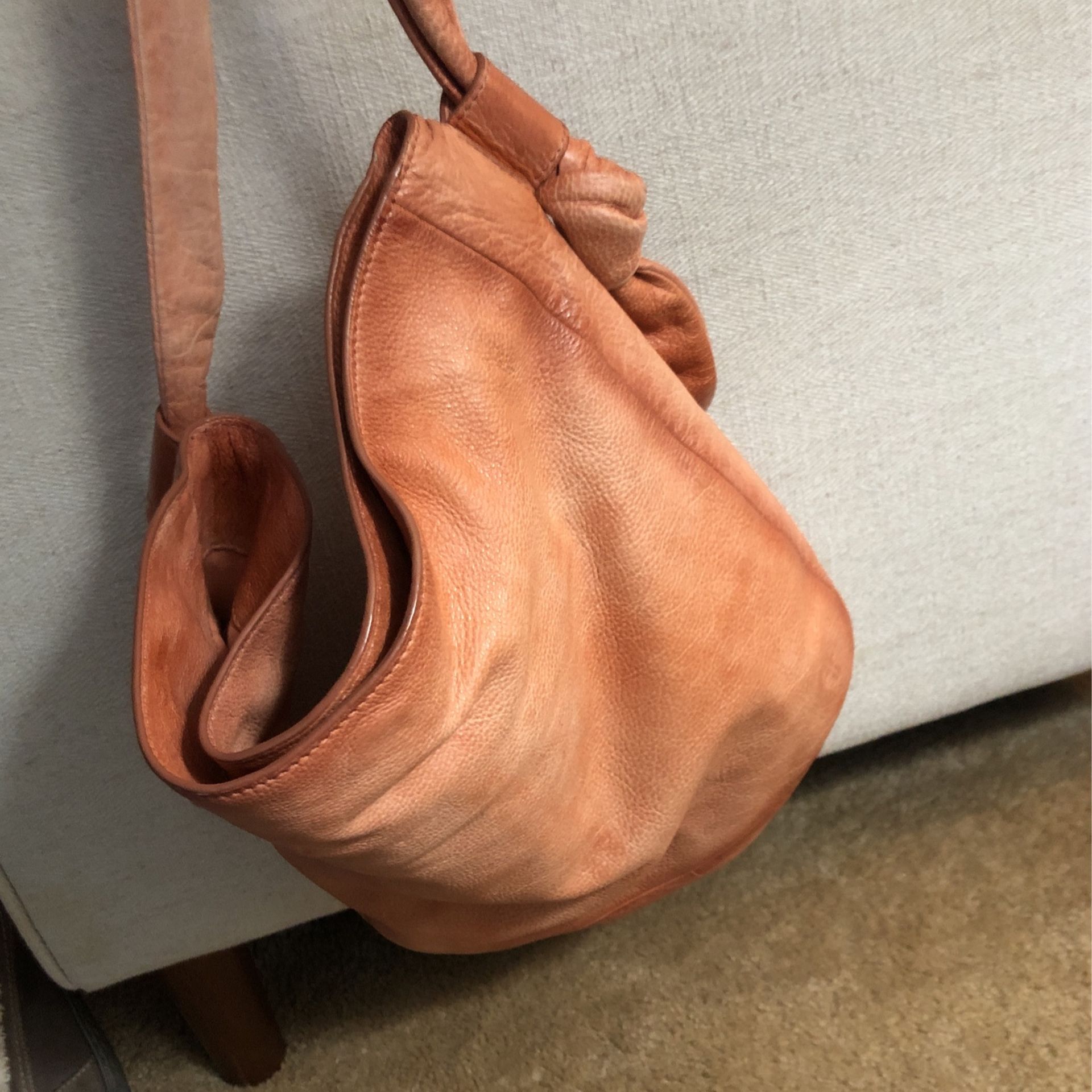Frye Leather Hobo Bag Terra Cotta Orig Retail $228