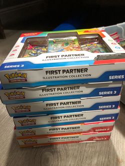 Pokémon First Partner Illustration Collection Box Series 3 & 2