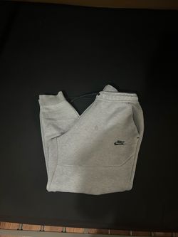 Gray Nike tech sweats