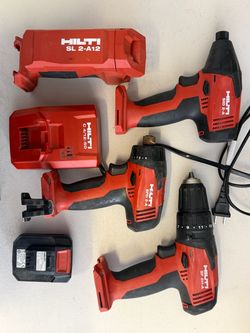 Hilti 12V Cordless Tool Set – 4 Tools, Battery & Charger