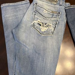 3 Pair Of Men’s  Salvage Jeans. 33 Waist 36 Length