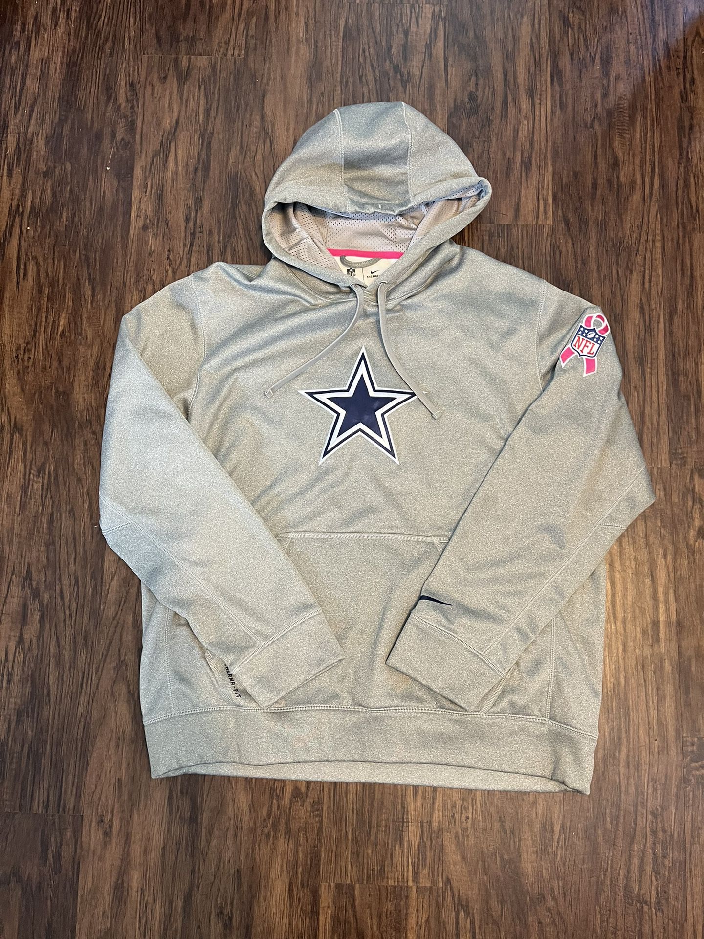 Nike Dallas Cowboys Breast Cancer Hoodie Large for Sale in