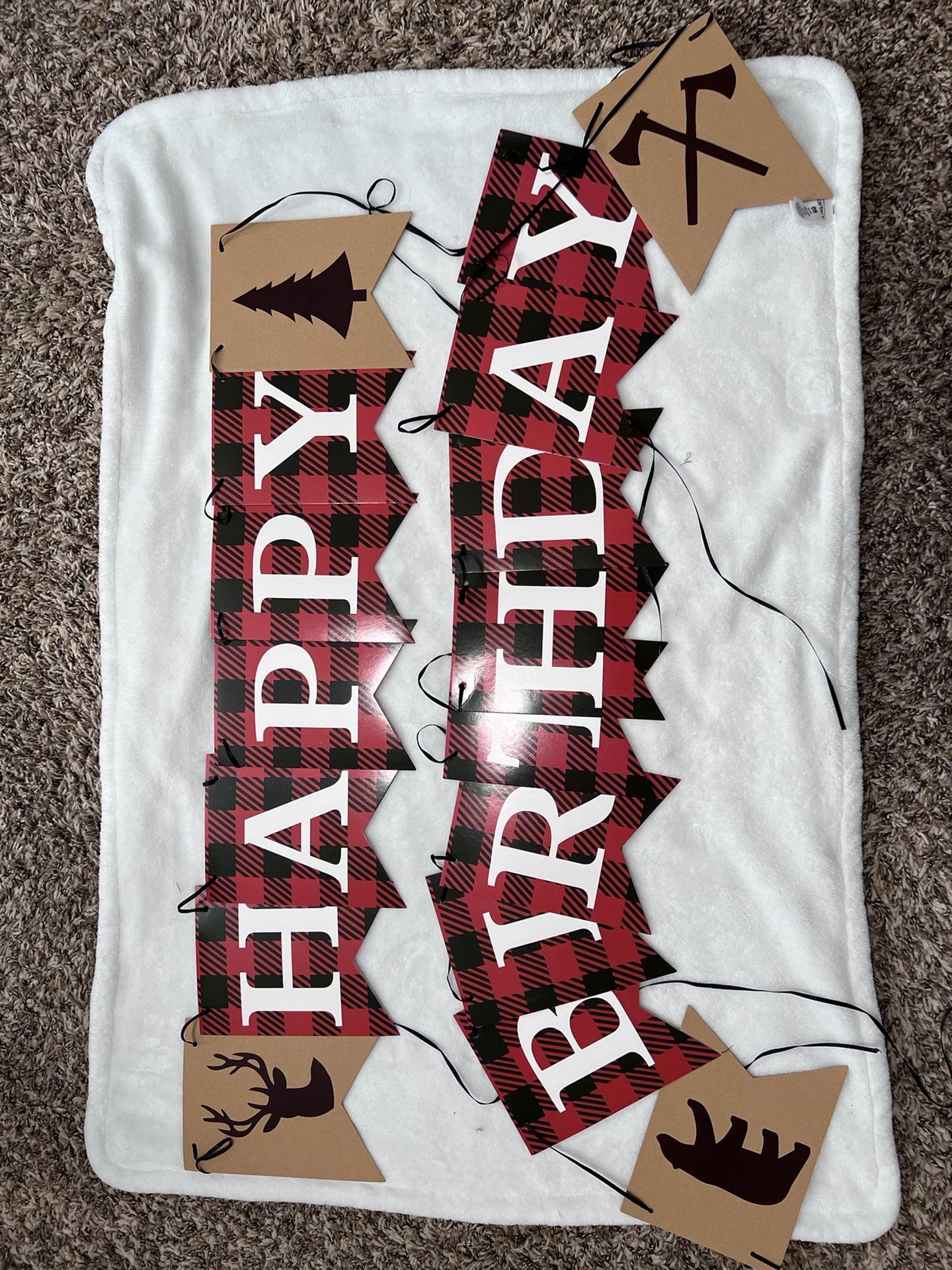 Birthday Party Decor/lumberjack