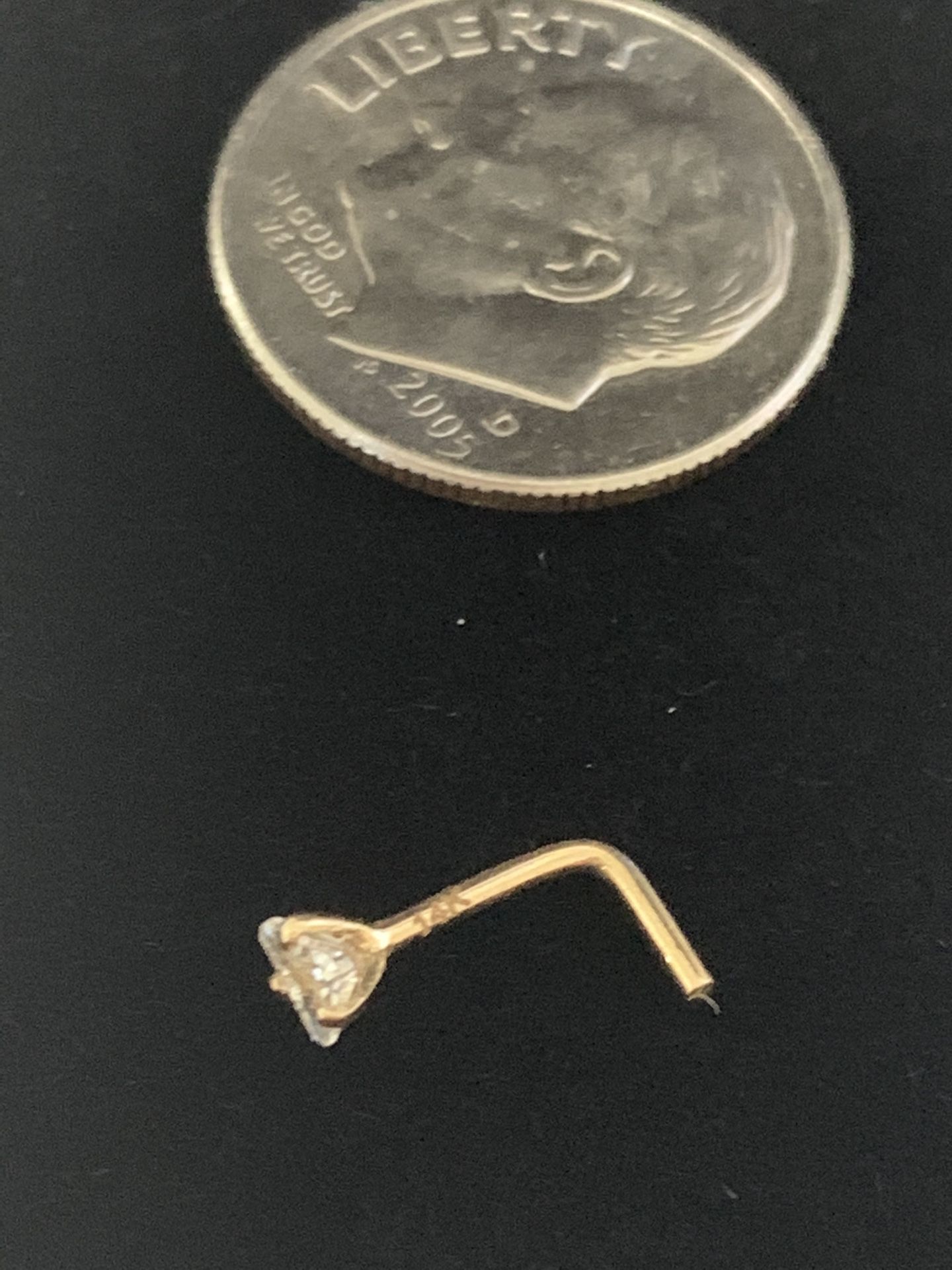 14Kt Gold nose stud 20 Gauge for Sale in FL, US OfferUp