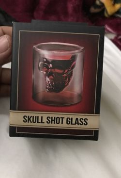 Skull shot glass