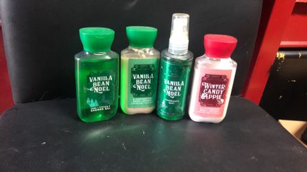 Vanilla bean Noel& winter candy apple by bath and body works