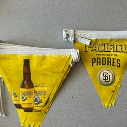 San Diego padres / PACIFICO CLARA BEER STRING PENNANT BANNER