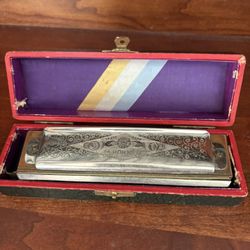 Vintage M. Hohner Super Chromatic Harmonica 